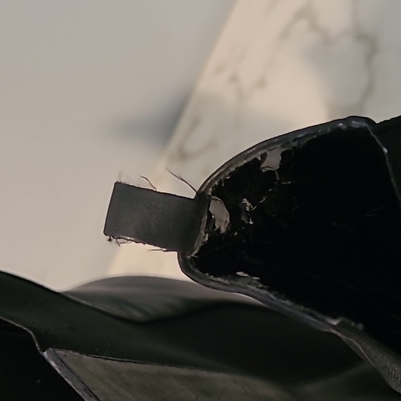 Lauren Ralph Lauren Black Leather Pointed Toes Chelsea Ankle Sock Boots Wmns 9 - Picture 13 of 13